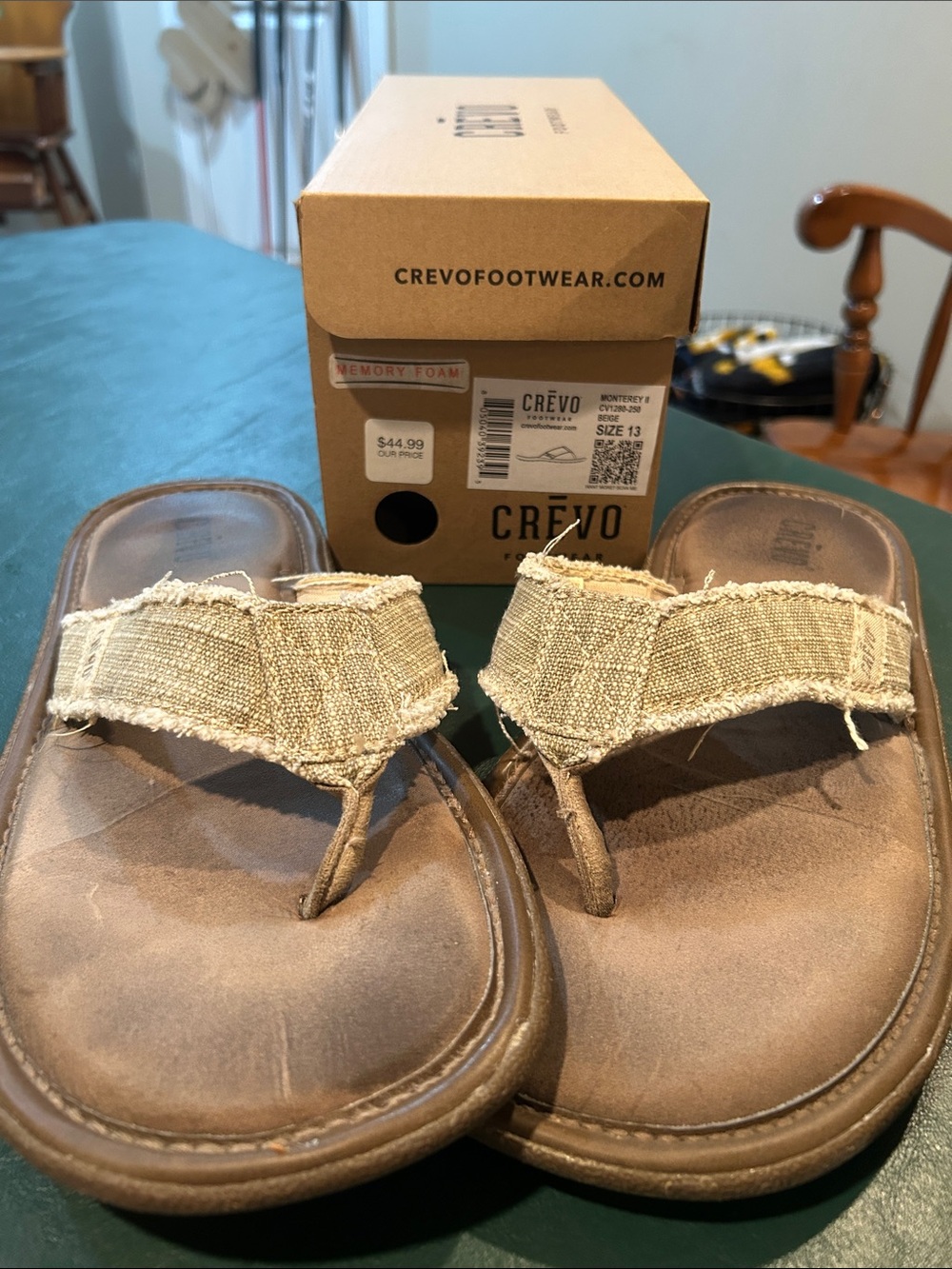 Men’s Crevo Boho Style Flip Flops